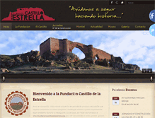 Tablet Screenshot of fundacioncastillodelaestrella.org